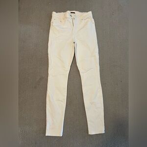 MOTHER High Waisted Cream Jeans